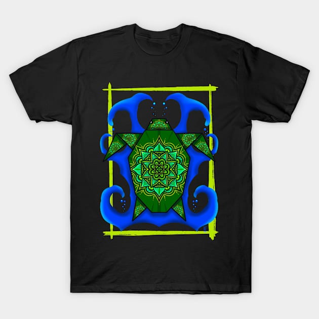 Origami sea turtle T-Shirt by Chillateez 